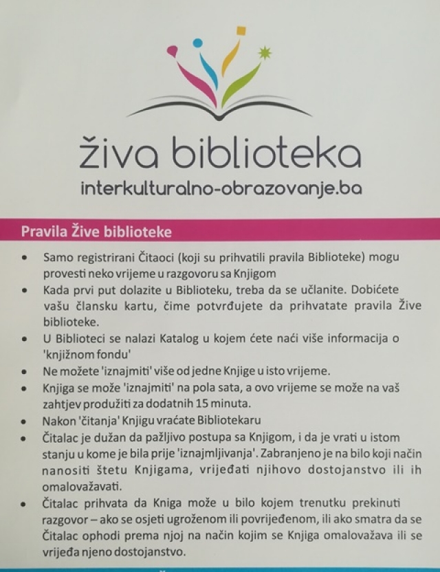 Read more about the article ŽIVA BIBLIOTEKA U CENTRU